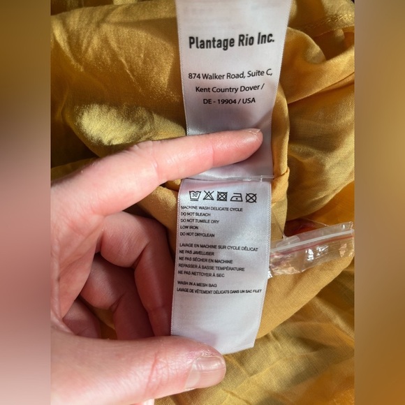 FARM Rio Yellow Fruit Dream Long Sleeve Mini Dress - Picture 11 of 12